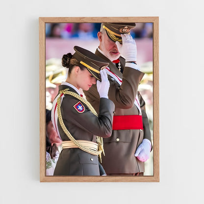 ap-spanish royal family-4 cadre Bois clair