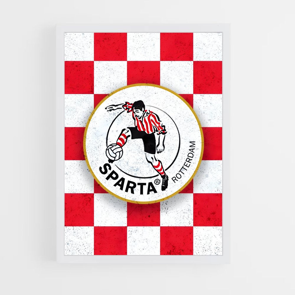 ap-sparta rotterdam-1 cadre Blanc