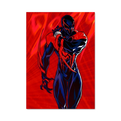 Poster Araignée Rouge et Noire
