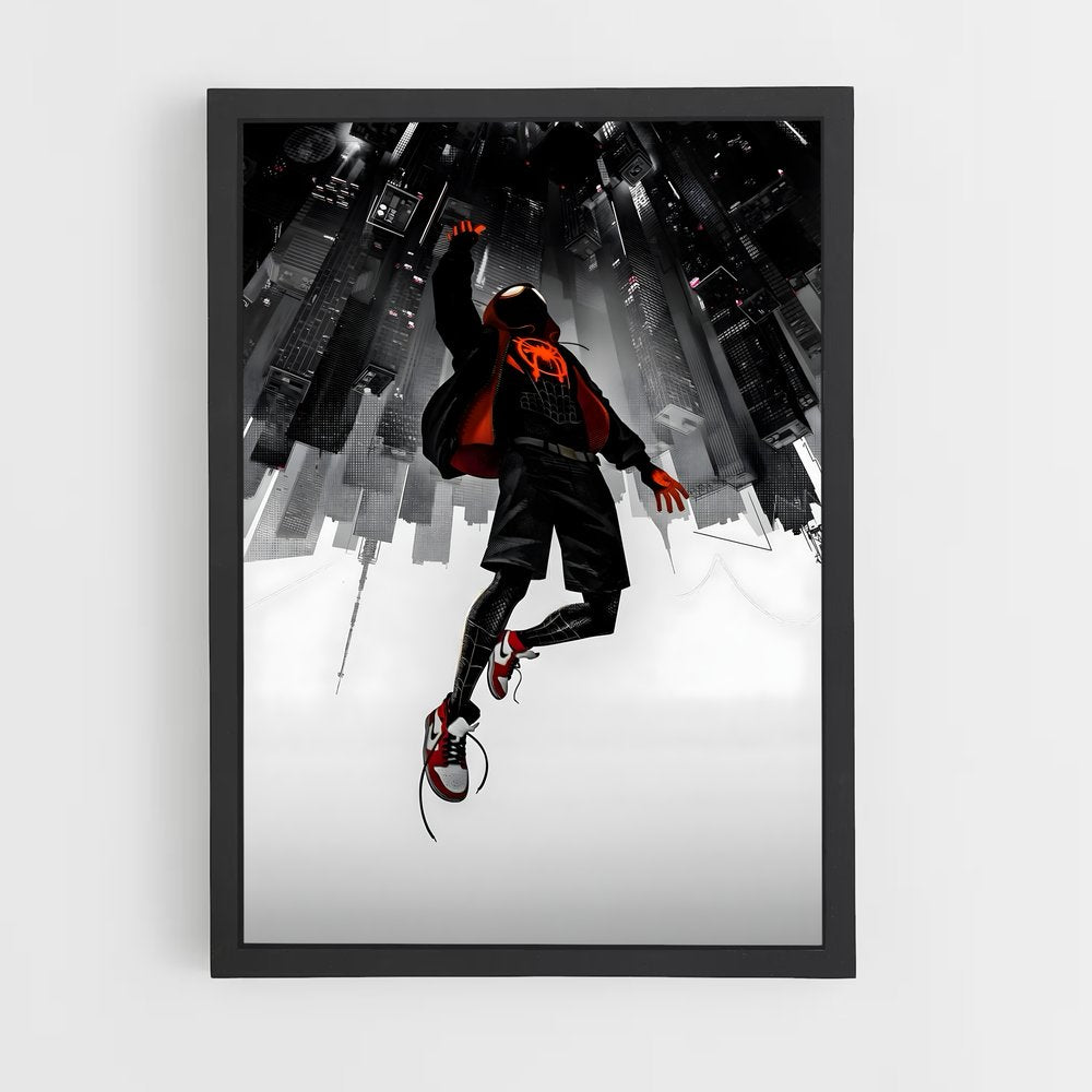 ap-spider man miles morales-1 cadre Noir