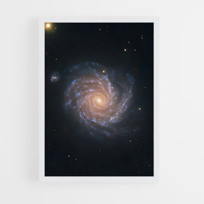 ap-spiral galaxy-1 cadre Blanc