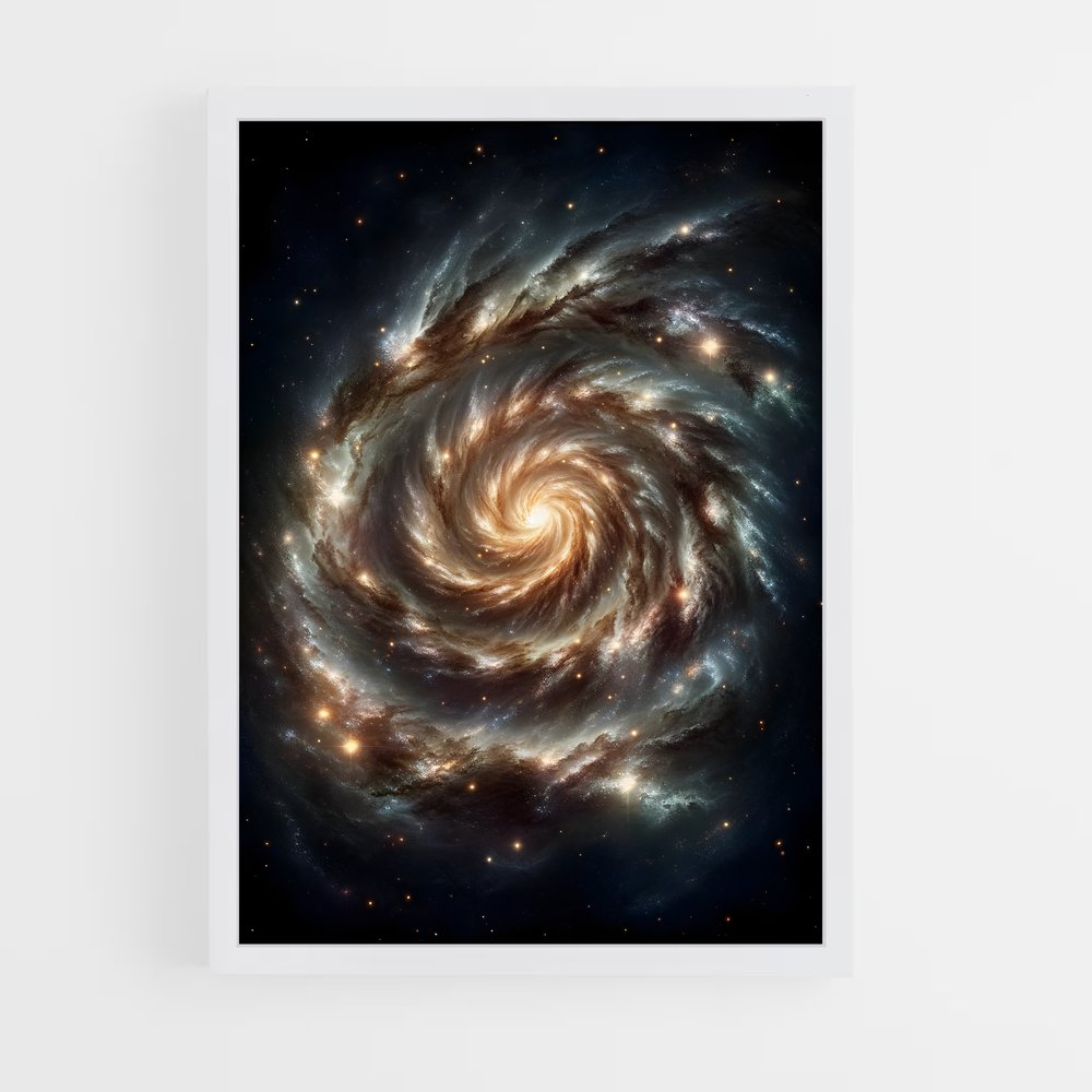 ap-spiral galaxy-10 cadre Blanc