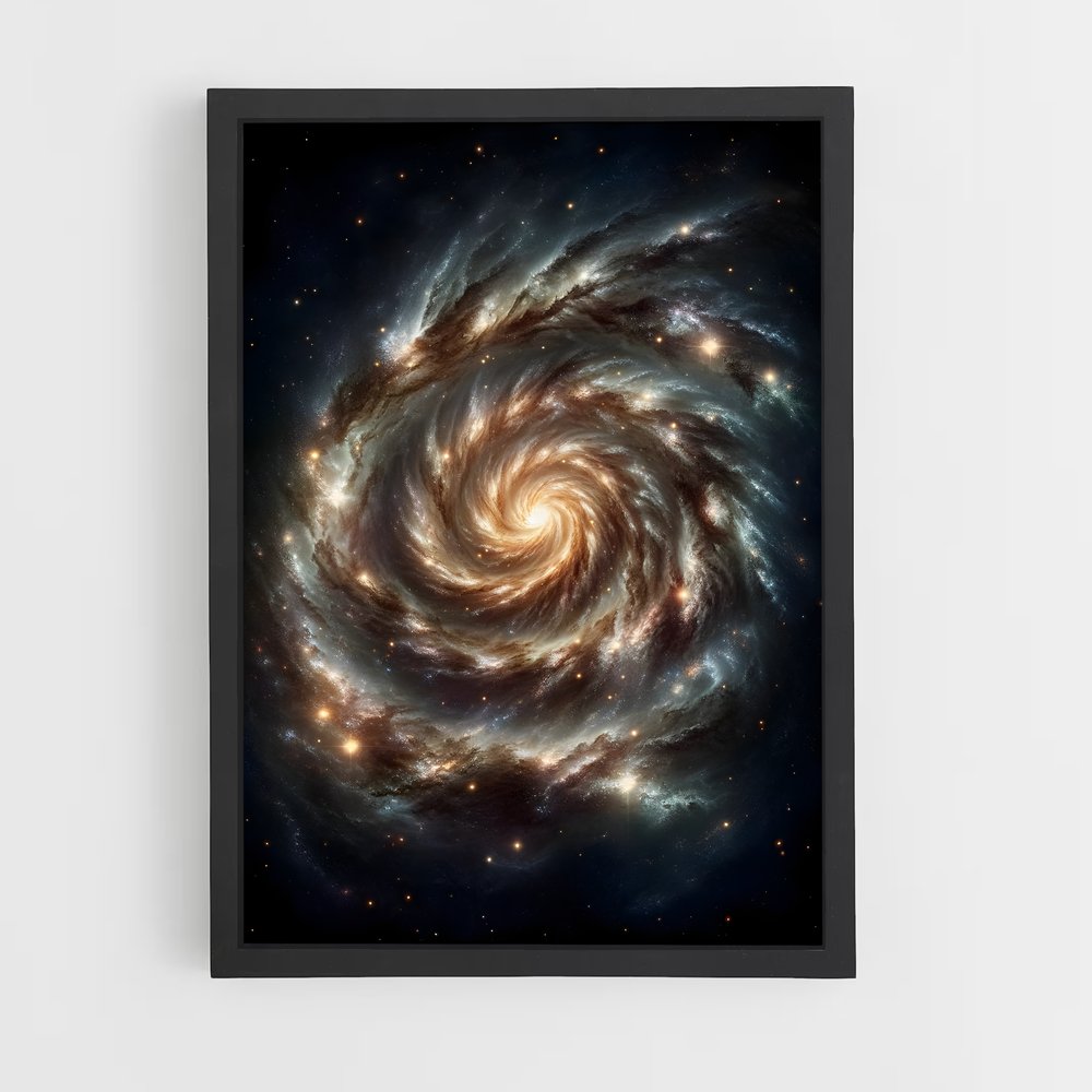 ap-spiral galaxy-10 cadre Noir