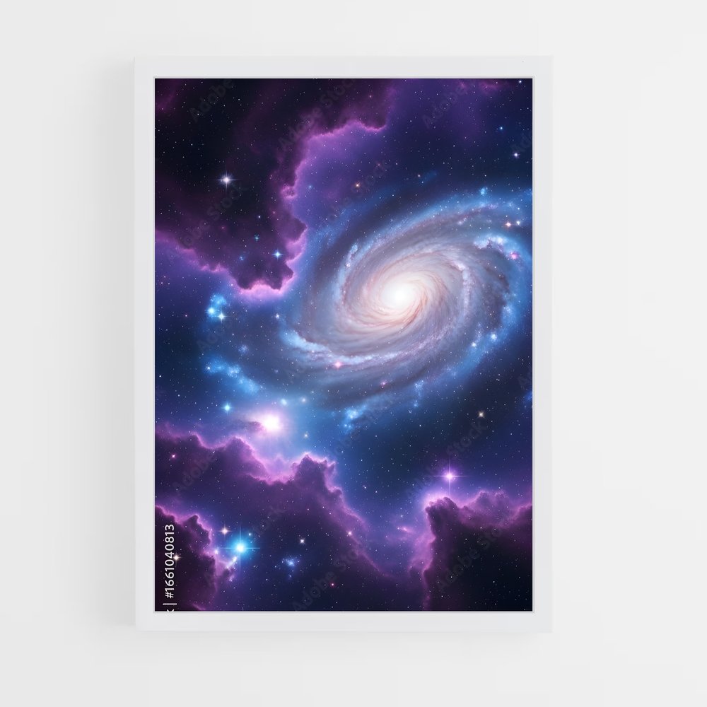ap-spiral galaxy-11 cadre Blanc