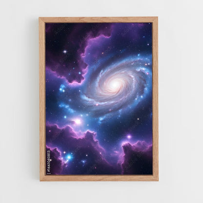 ap-spiral galaxy-11 cadre Bois clair