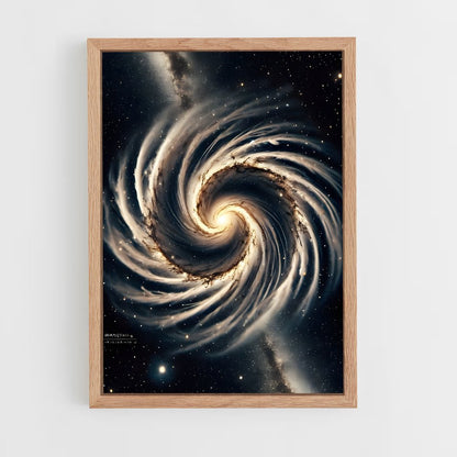 ap-spiral galaxy-12 cadre Bois clair