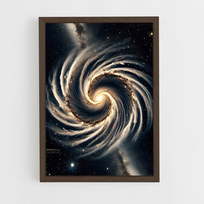 ap-spiral galaxy-12 cadre Bois foncé