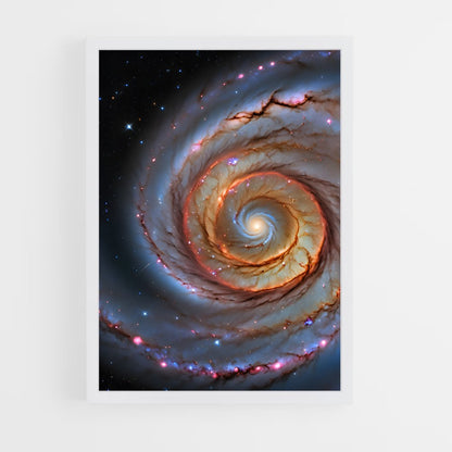 ap-spiral galaxy-13 cadre Blanc