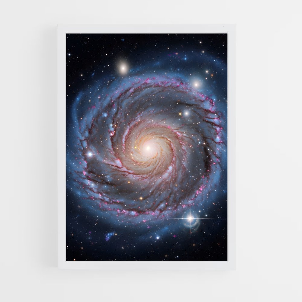 ap-spiral galaxy-3 cadre Blanc