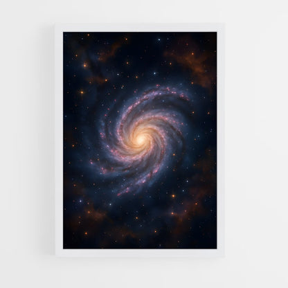ap-spiral galaxy-4 cadre Blanc