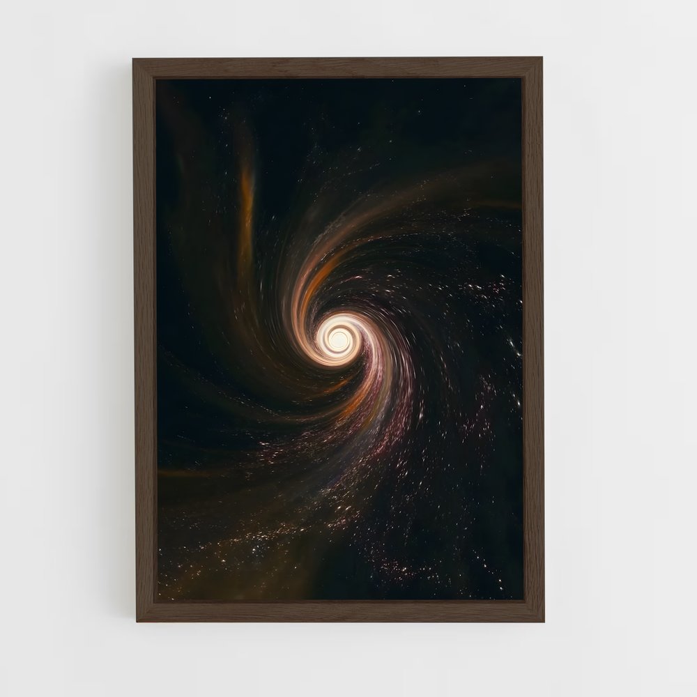 ap-spiral galaxy-6 cadre Bois foncé