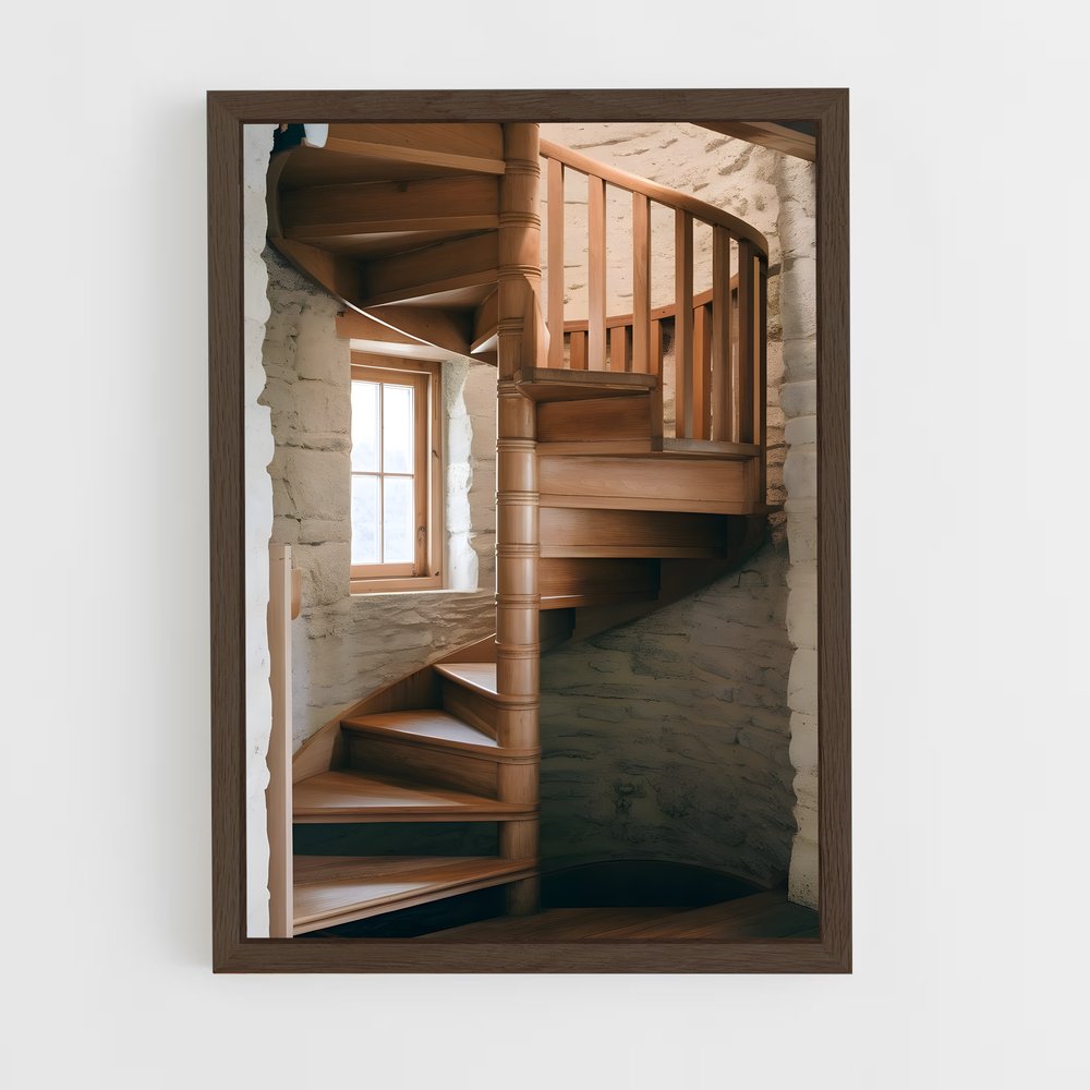 ap-spiral staircases-12 cadre Bois foncé