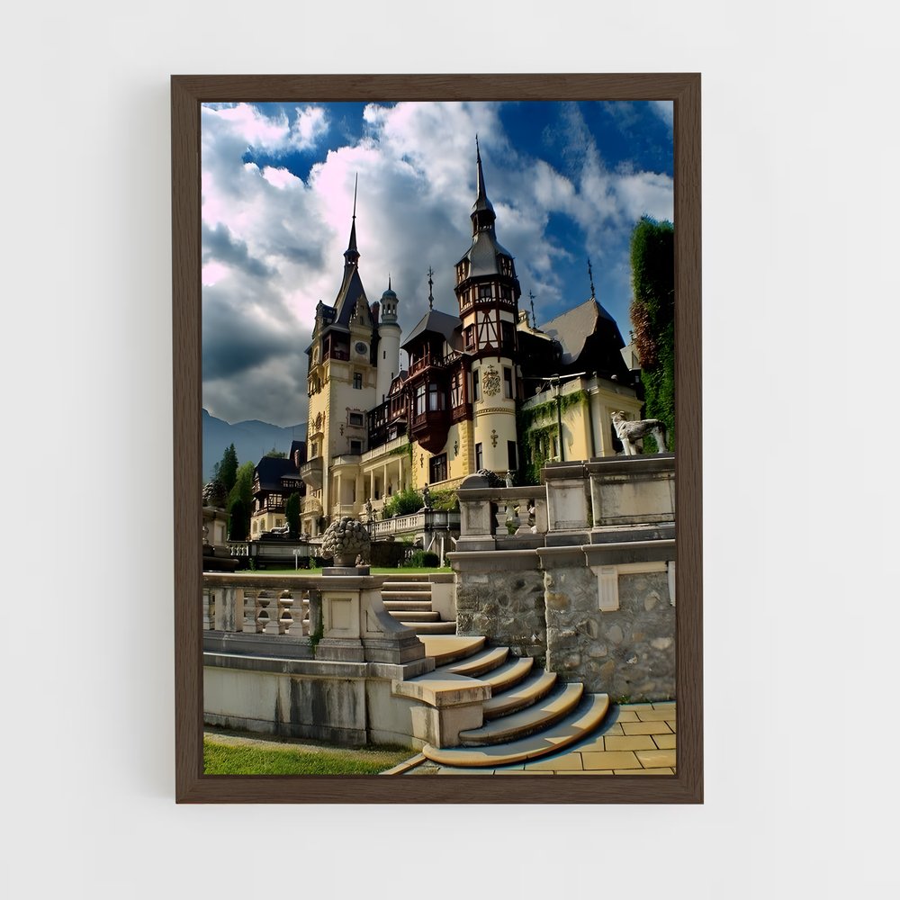 ap-spires-7 cadre Bois foncé