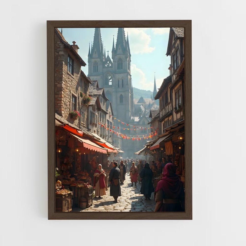 ap-spires-8 cadre Bois foncé