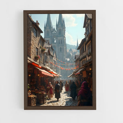 ap-spires-8 cadre Bois foncé