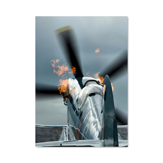 Poster Propulsion Enflammée