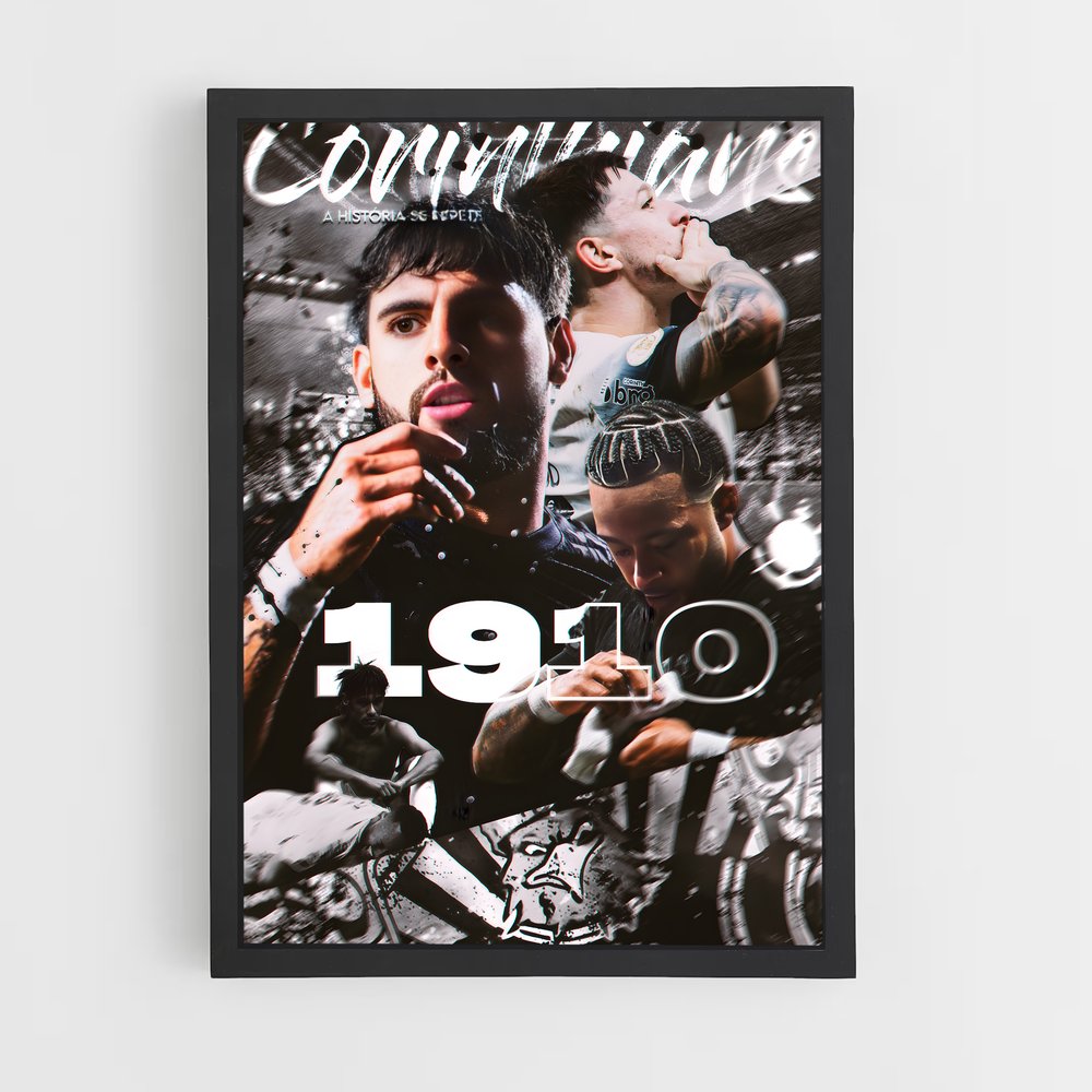 ap-sport club corinthians paulista-1 cadre Noir
