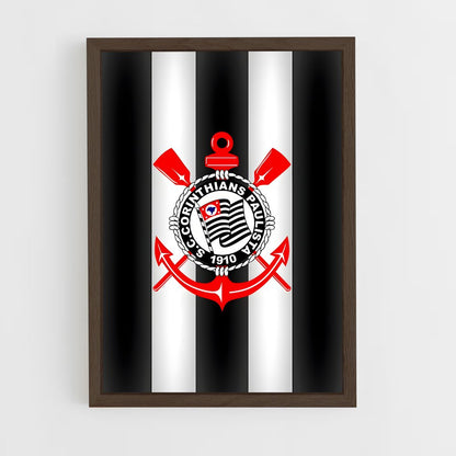 ap-sport club corinthians paulista-11 cadre Bois foncé