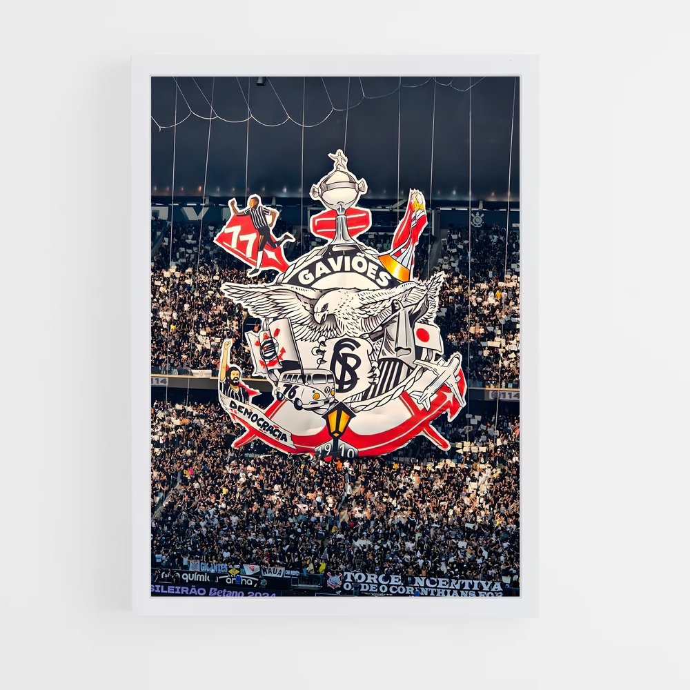 ap-sport club corinthians paulista-15 cadre Blanc