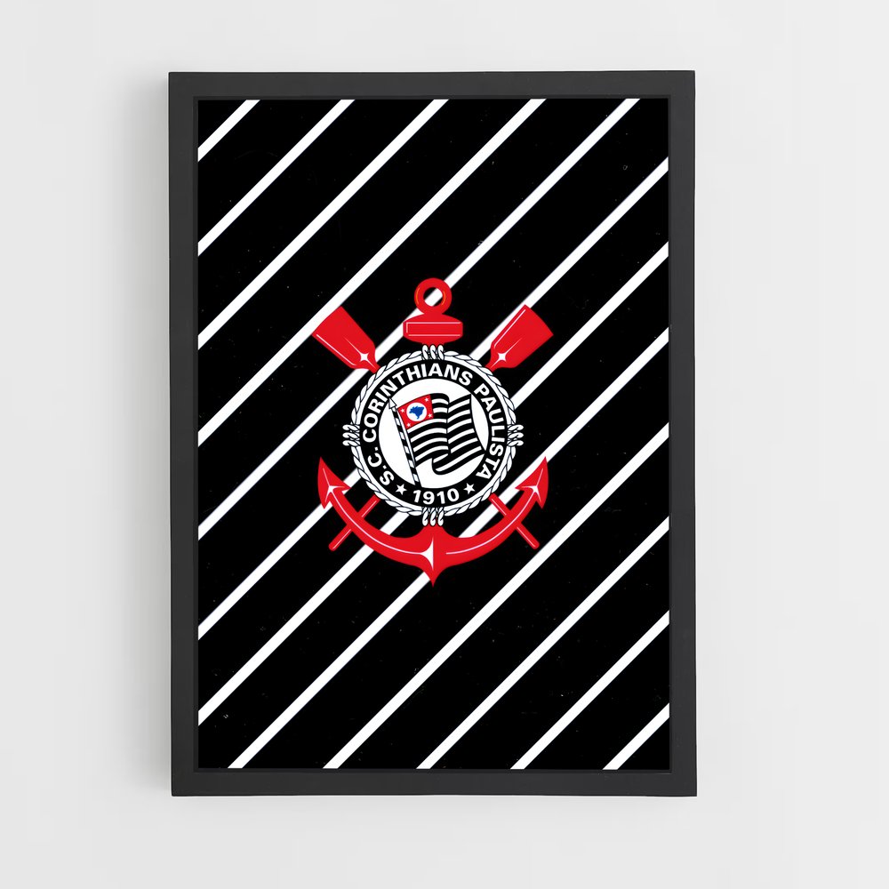 ap-sport club corinthians paulista-3 cadre Noir