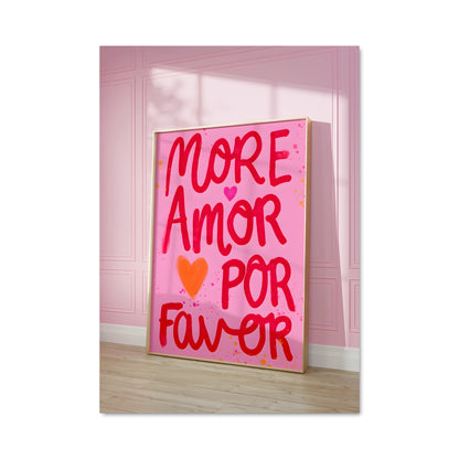 Poster Amour en Rose