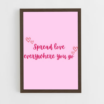 ap-spread love-2 cadre Bois foncé