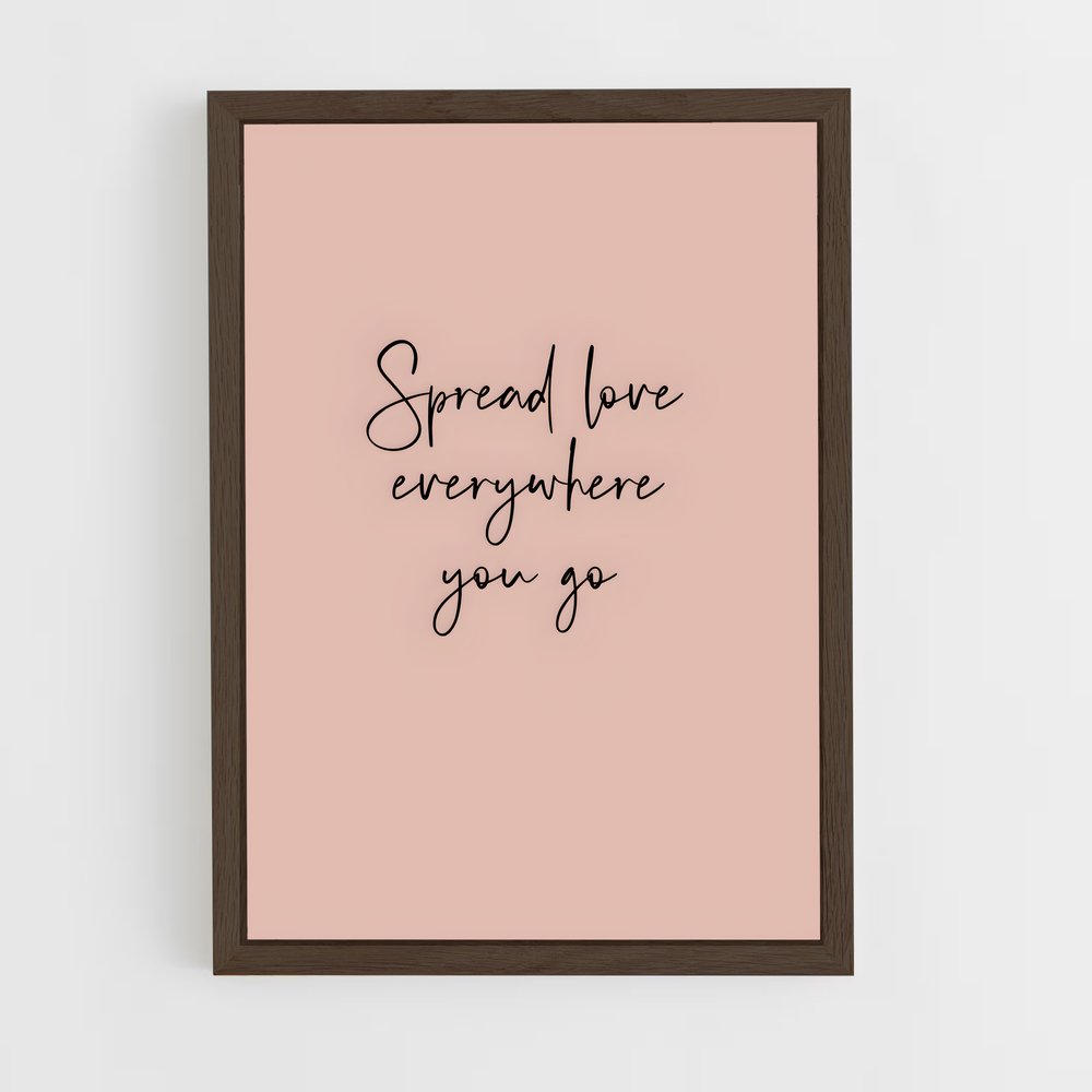 ap-spread love-3 cadre Bois foncé
