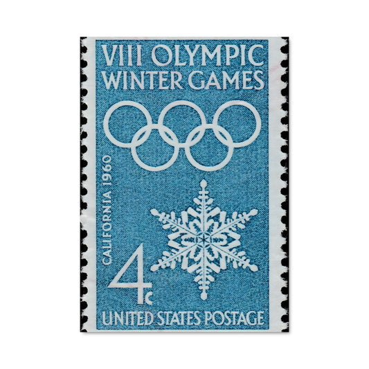 Poster Les Anneaux Olympiques de Squaw Valley