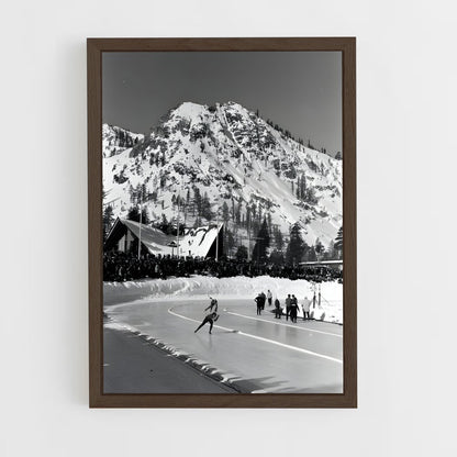 ap-squaw valley 1960-3 cadre Bois foncé