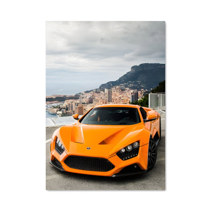 Poster Orange City Racer