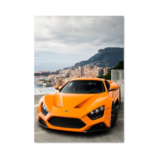 Poster Orange City Racer