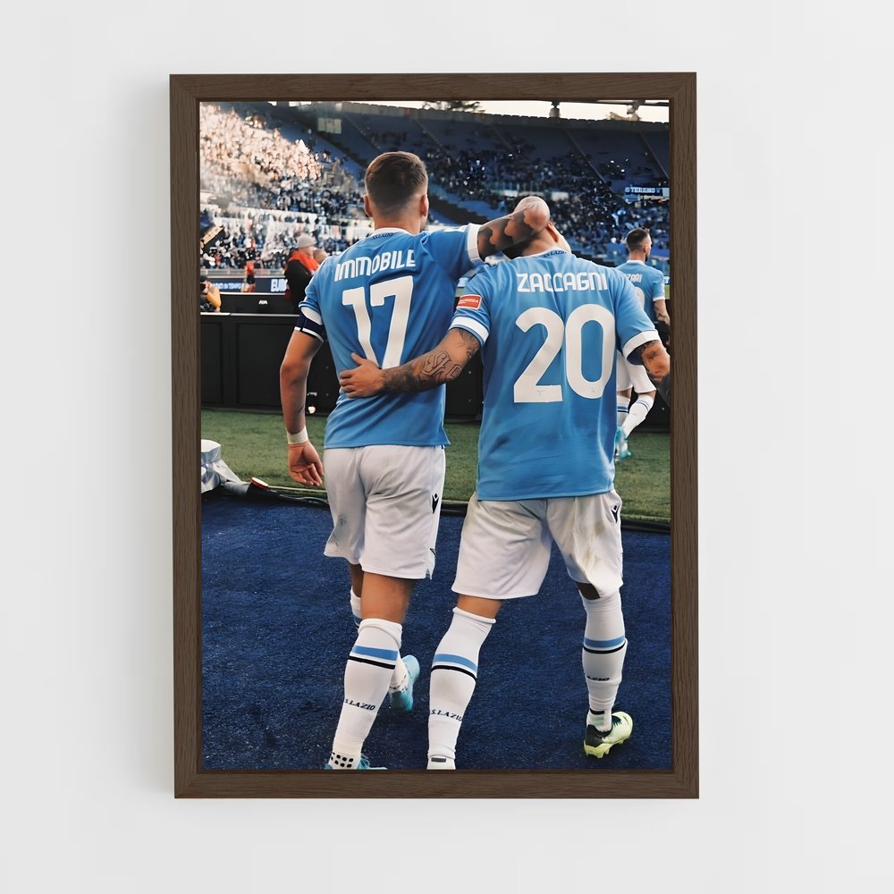 ap-ss lazio-5 cadre Bois foncé
