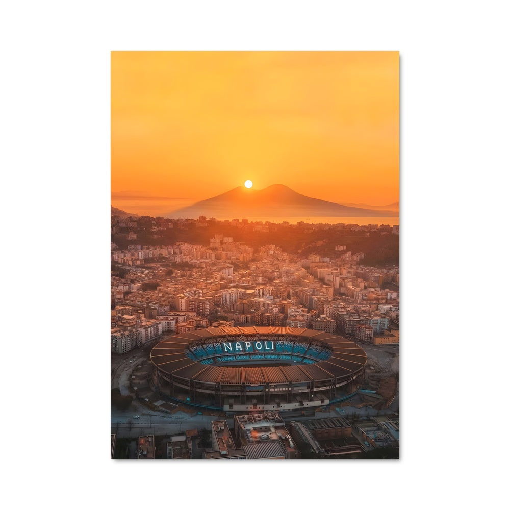 Poster Coucher de Soleil au Santiago