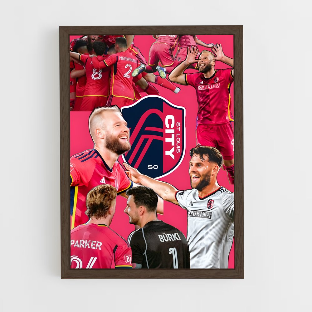 ap-st louis city sc-2 cadre Bois foncé