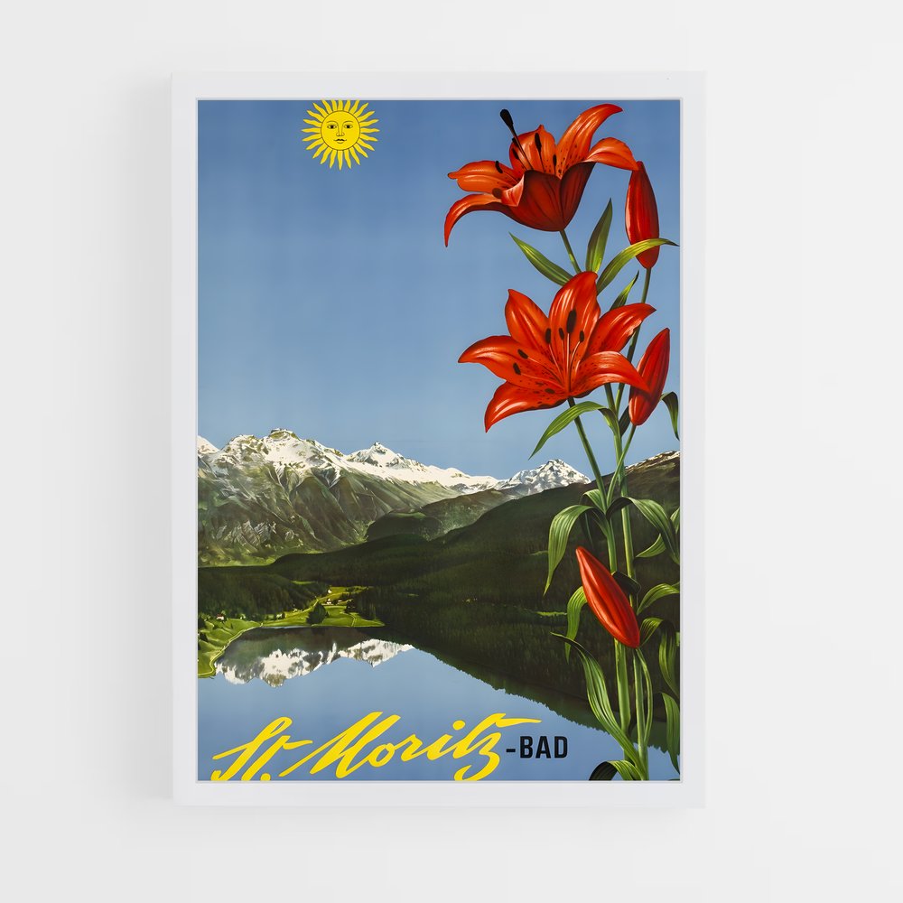 ap-st moritz 1948-1 cadre Blanc