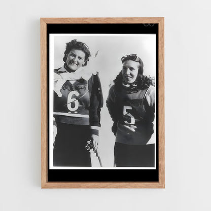 ap-st moritz 1948-2 cadre Bois clair