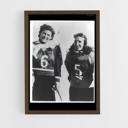 ap-st moritz 1948-2 cadre Bois foncé