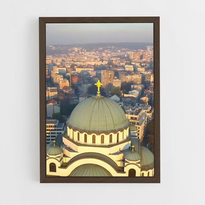 ap-st sava temple belgrade-5 cadre Bois foncé