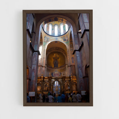ap-st sophia cathedral kyiv-1 cadre Bois foncé