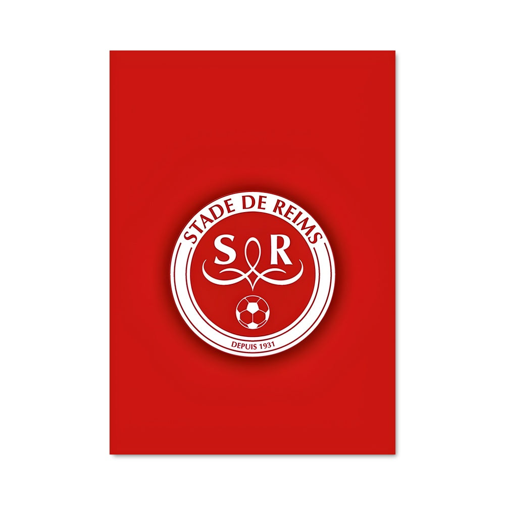 Poster Red Sox en Rouge et Blanc