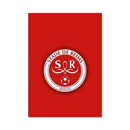 Poster Red Sox en Rouge et Blanc