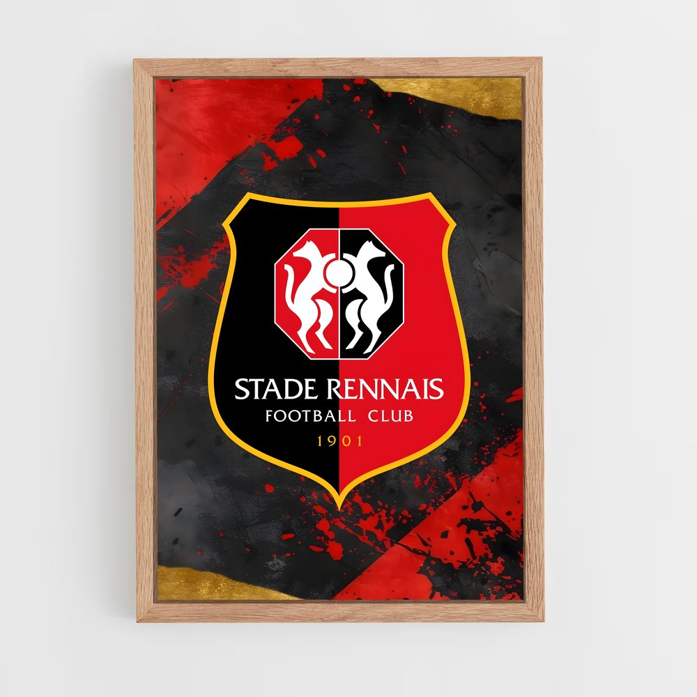 ap-stade rennais fc-4 cadre Bois clair