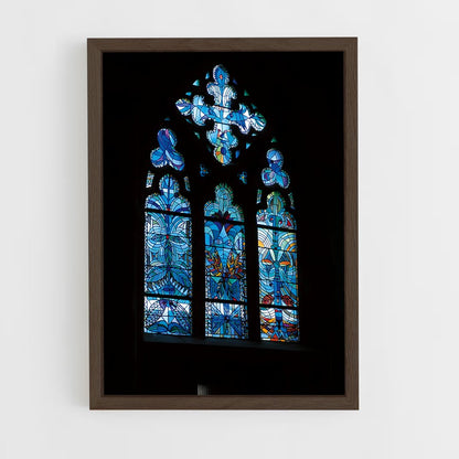 ap-stained glass windows-8 cadre Bois foncé