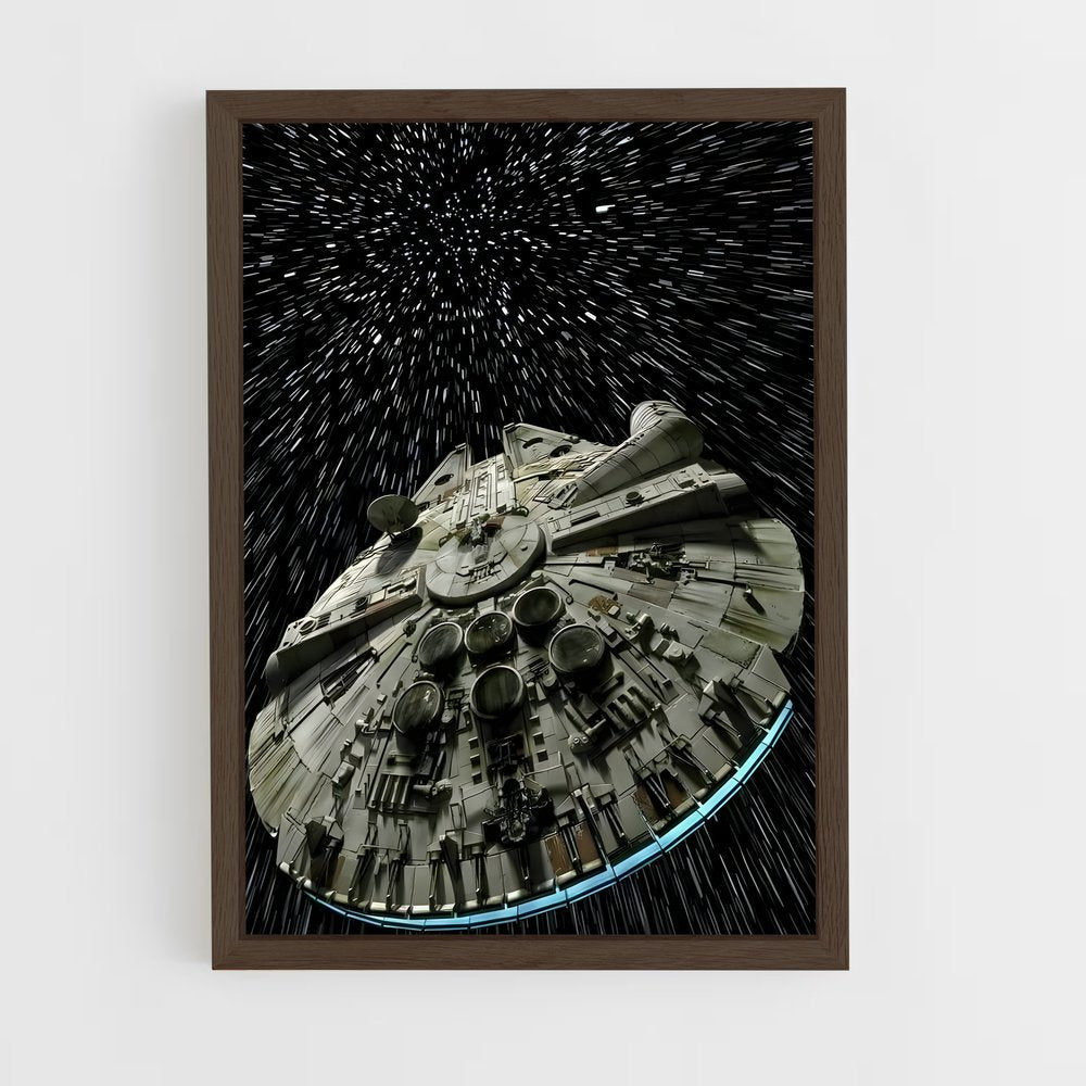 ap-star wars-10 cadre Bois foncé