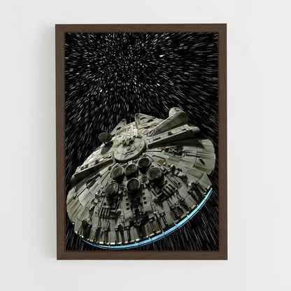 ap-star wars-10 cadre Bois foncé