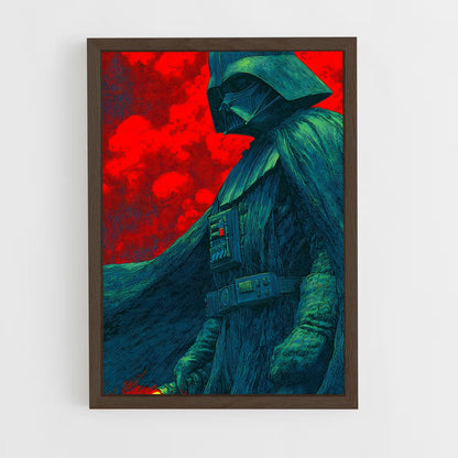ap-star wars-9 cadre Bois foncé