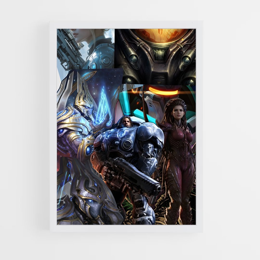 ap-starcraft-2 cadre Blanc