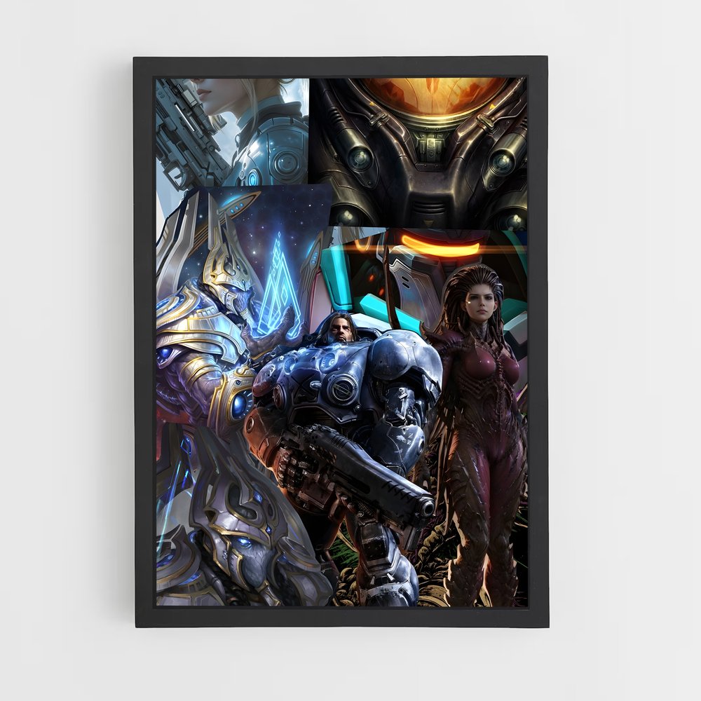 ap-starcraft-2 cadre Noir