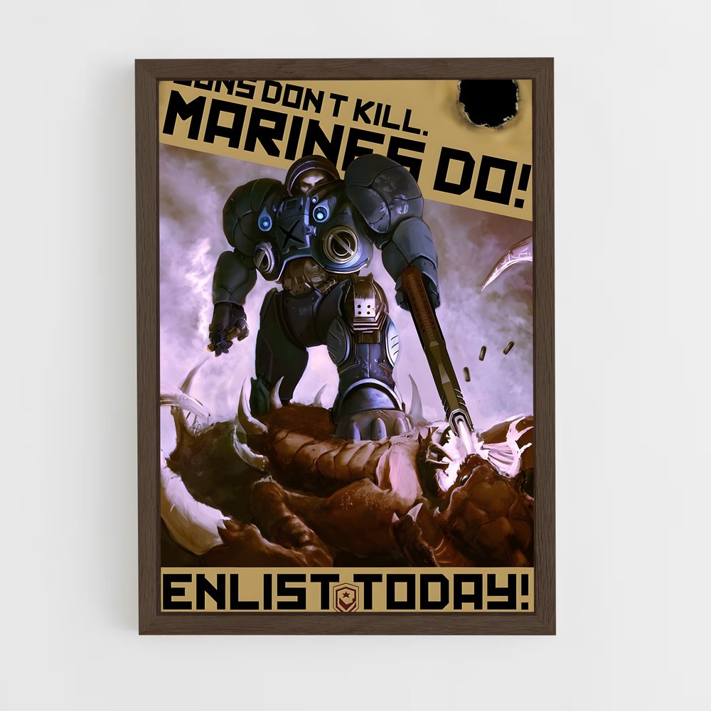 ap-starcraft-5 cadre Bois foncé