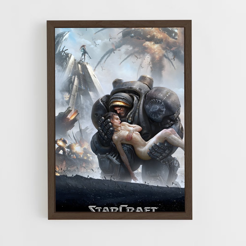 ap-starcraft-6 cadre Bois foncé